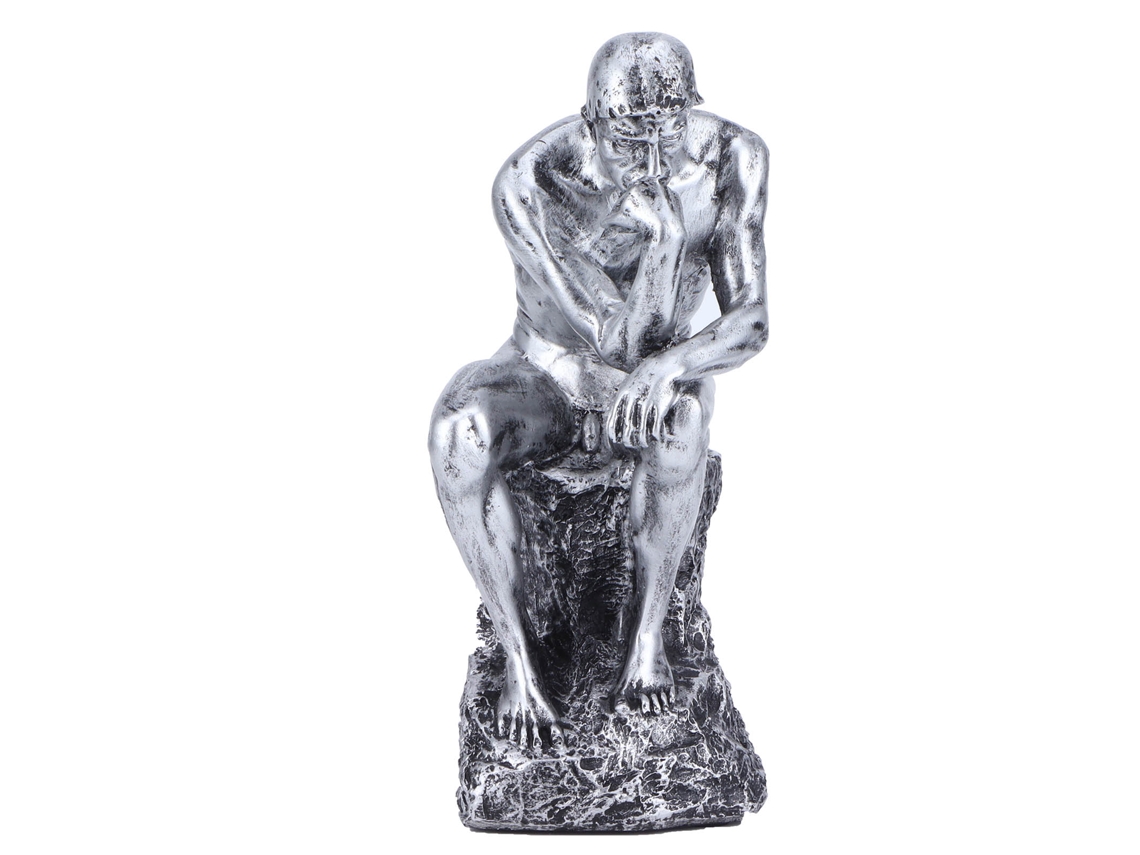 Estátua Thinker em Resina com Estilo Europeu para Escritório LAXISCREED