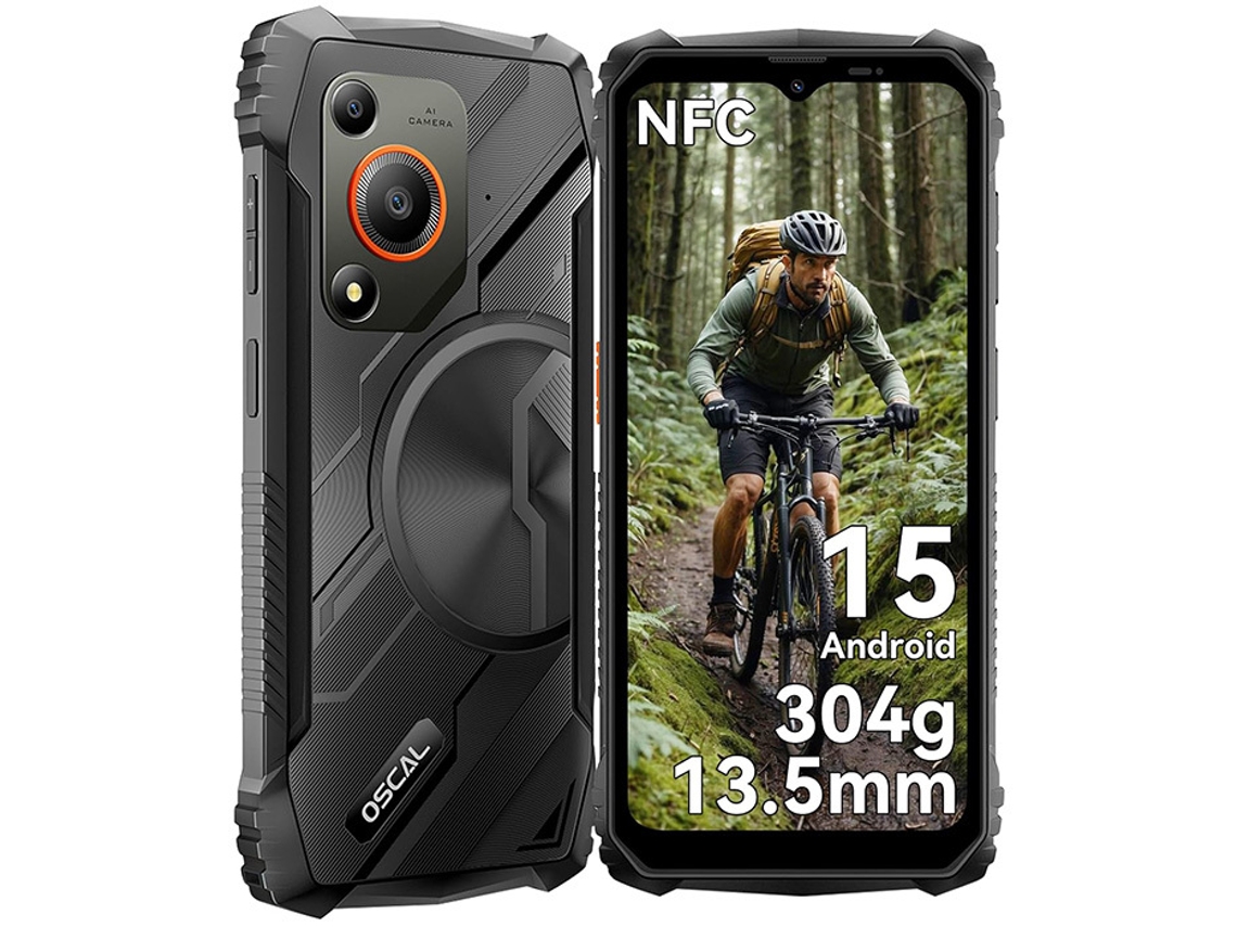 Smartphone OSCAL MARINE 1 (6.56'' - 12 GB - 128 GB - Preto)