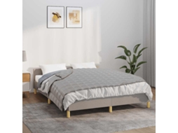 Vidaxl Manta Pesada 5 Kg 120x180 Cm Tecido Cinza