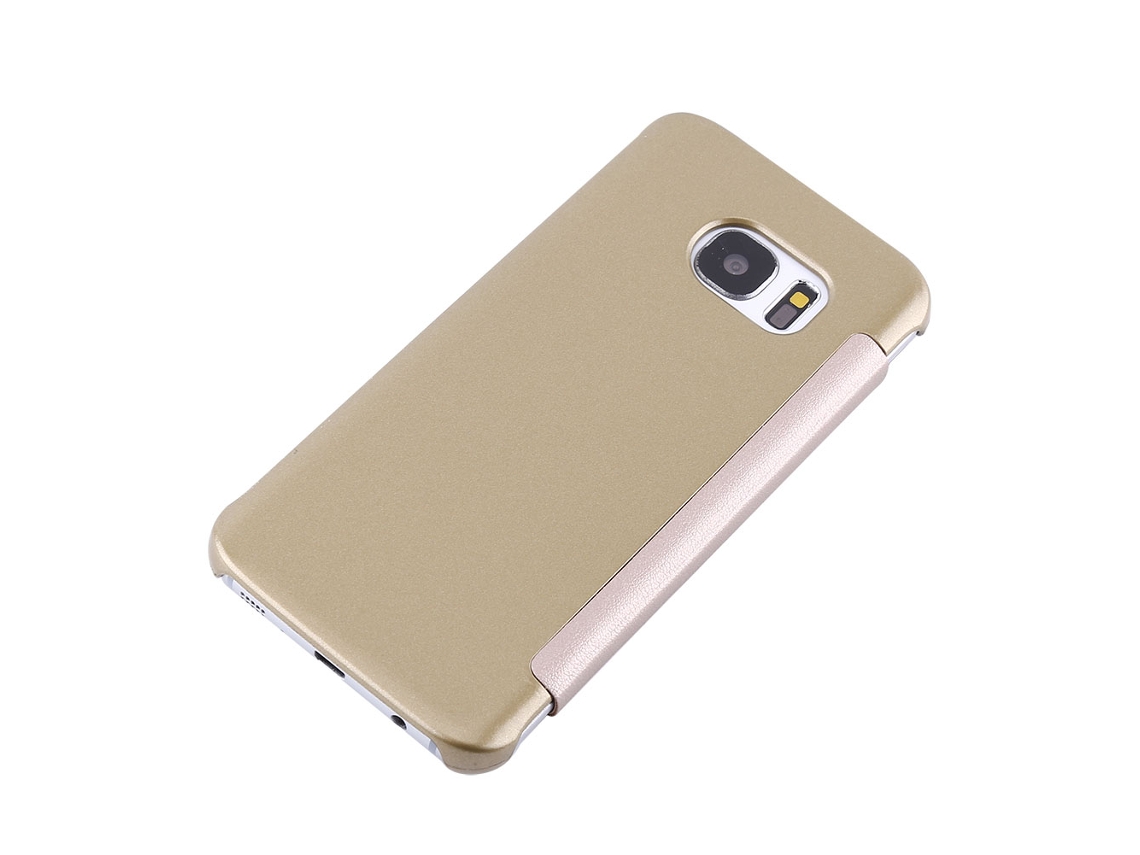 Smart Flip Case com Janela de Espelho para Samsung S7 EOOCOO