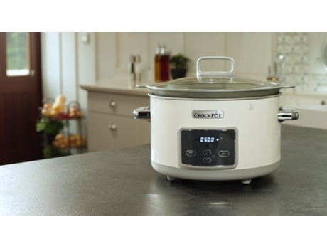 Máquina de Cozinha Slow Cooker CROCKPOT CSC026X (5 L) — 5L |  Painel Digital