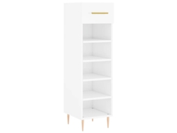 Sapateira Derivados de Madeira Branco Brilhante MAISON EXCLUSIVE (30x35x105 cm)