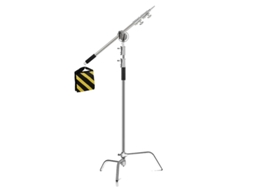Suporte De Luz Em Aço Inoxidável, Tripé Dobrável, Altura Ajustável,3.3m Com Barra Transversal
