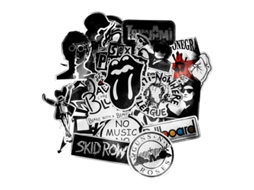 50X Adesivos NORTHIX Música