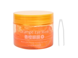 Máscara hidratante e nutritiva para os olhos com extrato de laranja, 36 unidades, hidrata e nutre a pele ao redor dos olhos.