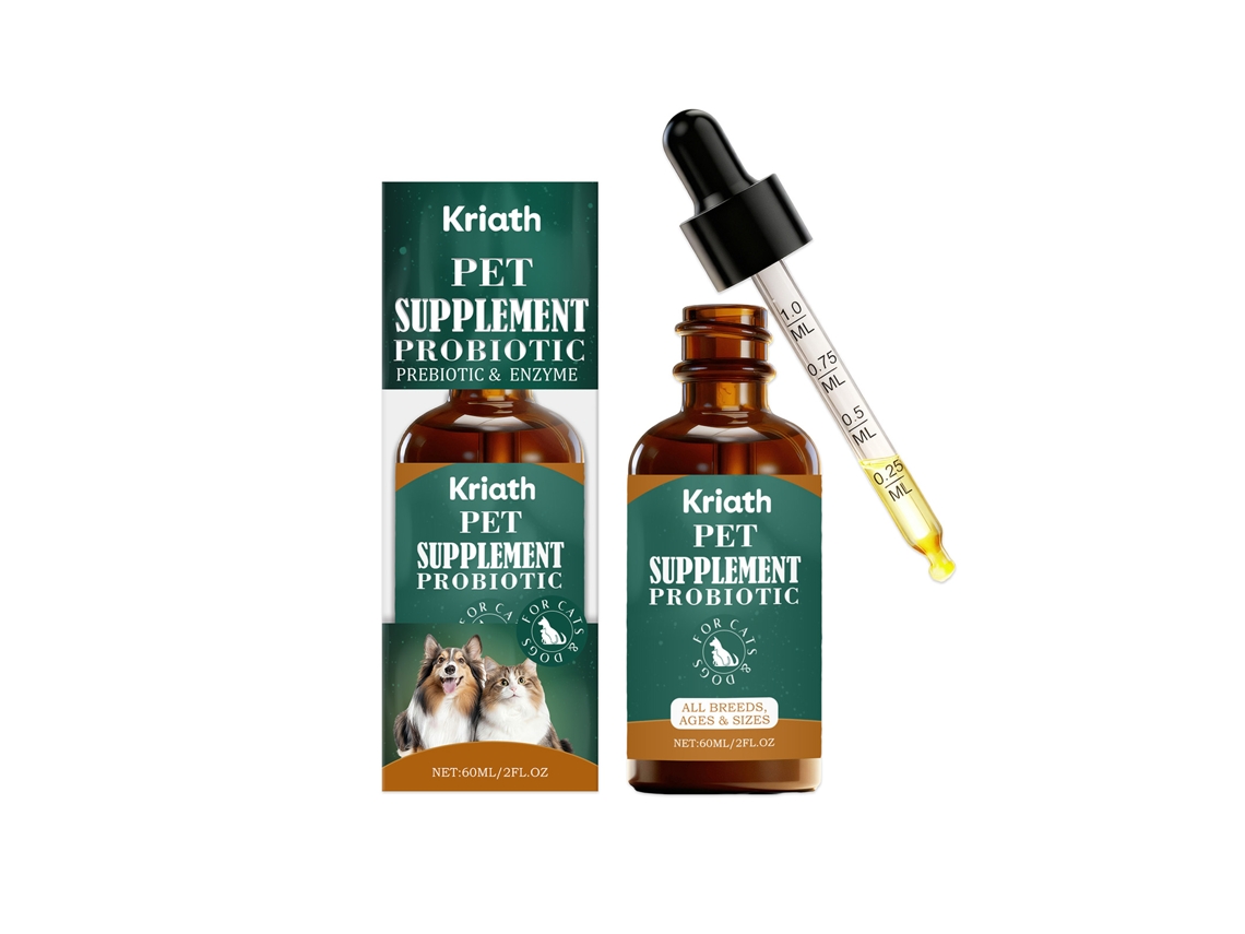 Gotas Probióticos Kriath Pet Cães Gatos