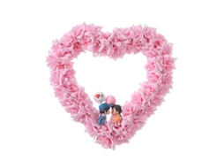Guirlanda de Coração Rosa LAXISCREED