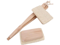 Lurelia Bucha Vegetal De Banho Para Costas E Corpo, Bucha Natural E Com Argola, Uso Diário