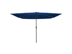 Conjunto 1 Guarda-sol De Jardim Vidaxl Azul Poliéster (295 X 295 X 245 Cm)