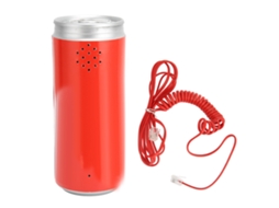 Telefone de Mesa LAXISCREED Red Cola Can com Redução de Ruído e Chamada Hd