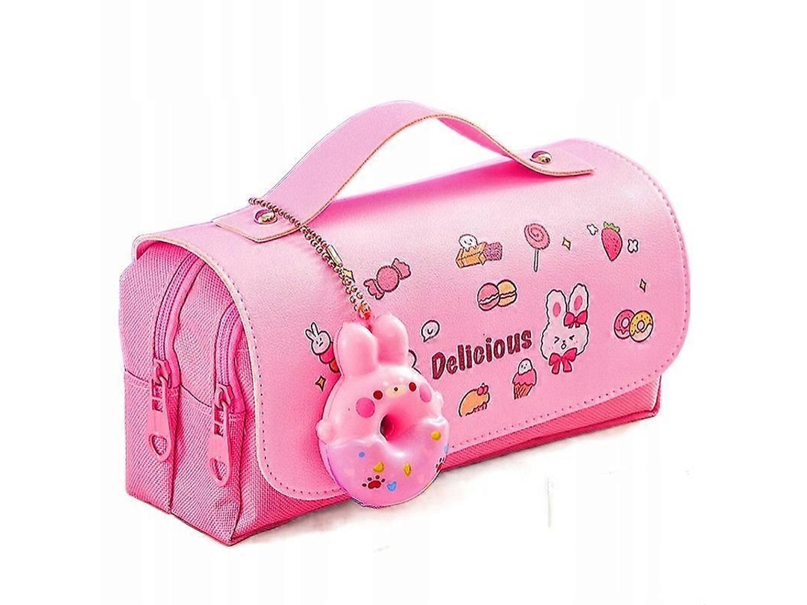 Estojo para Lápis, Grande Capacidade, Kawaii, Adultos, Meninas AQUAFORGE