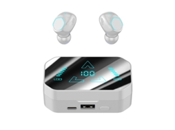 Estojo de Carregamento JIAPEI com Display Digital para Fones Bluetooth IPX4