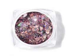 Caixa de Decoração de Unhas com Glitter em Formato de Estrela de Cinco Pontas e Lantejoulas Irregulares para Manicure DJ11