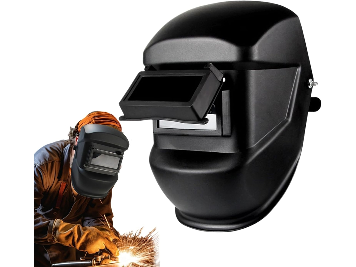 Capacete De Soldagem, Proteção Para Cabeça E Olhos, Ferramenta De Esmerilhamento E Brasagem