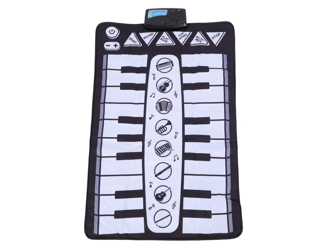Primerox tapete de Piano Multifuncional para Educação Infantil com Instrumentos Musicais