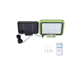 Lâmpada Solar Externa com Painéis Rotativos Sensor de Movimento Ip65 para Jardim e Quintal