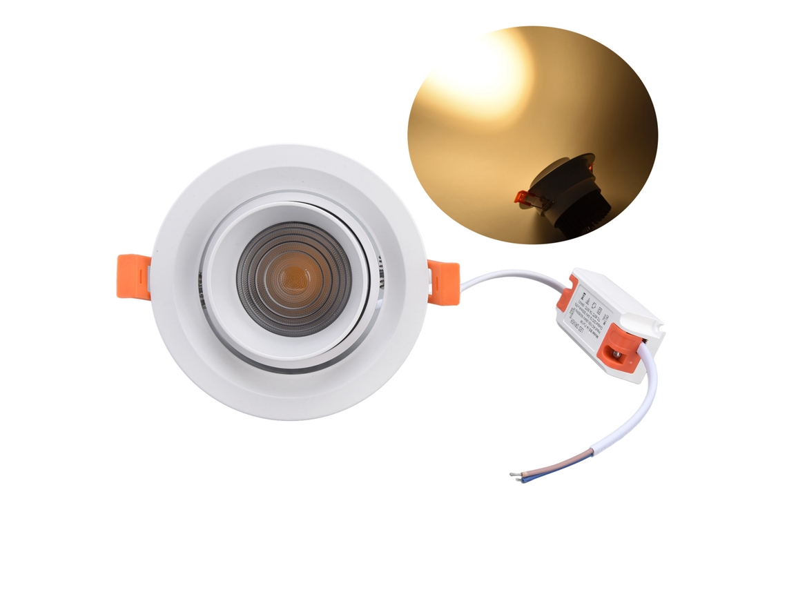 Luz Embutida Led 7w 3000k S/MARCA para Hotel e Decoração
