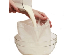 Saco De Malha Fina Premium Qualidade Alimentar Para Leite Vaca, Amêndoa/leite Soja - Pano Queijo Nylon E Filtro Café Infusão A Frio, 9" X 12