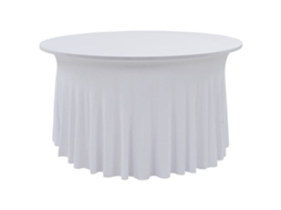 Vidaxl Capa Extensível Para Mesa C/ Camilha 2 Pcs 150x74 Cm Branco