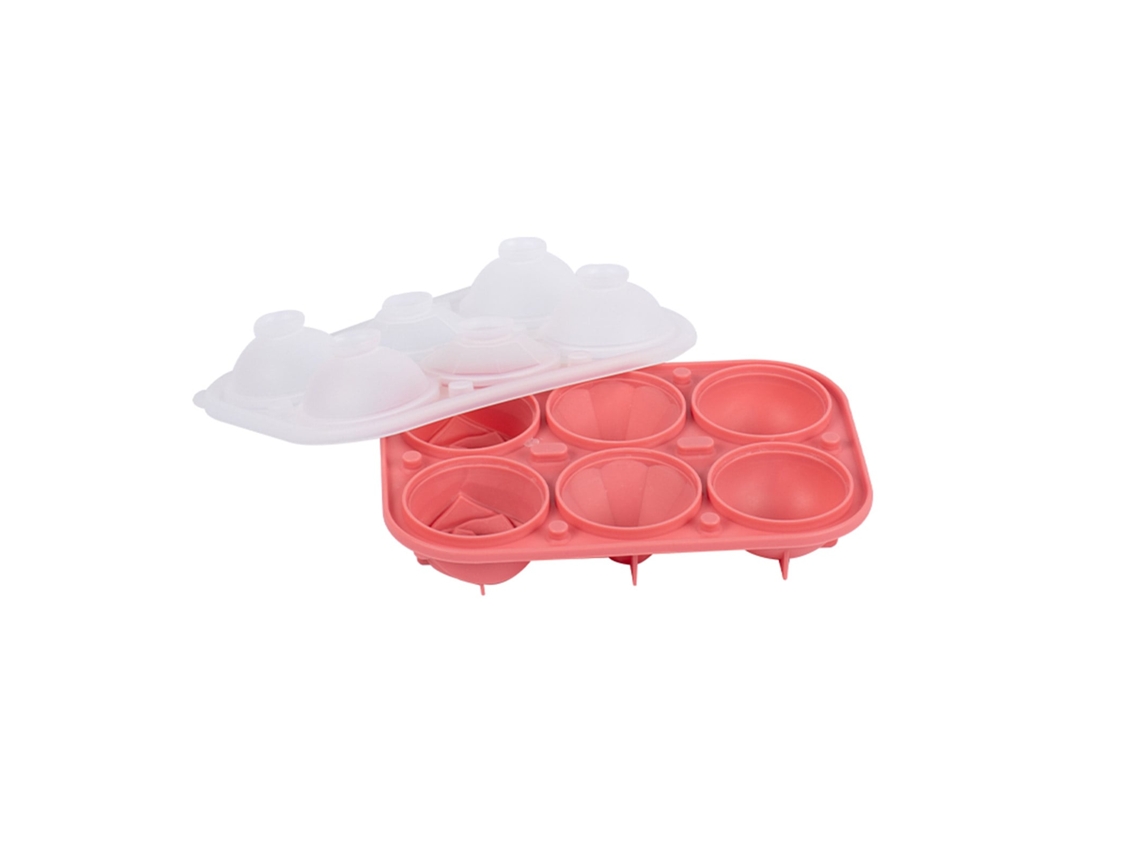 Molde de Gelo 3em1 Rosa Pink Diamante LAXISCREED