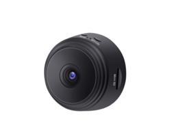 (preta) Câmera Hd Sem Fio Com Wi-fi 1080p E Visão Noturna Infravermelha, Lente De 2 Mm, Recarregável.