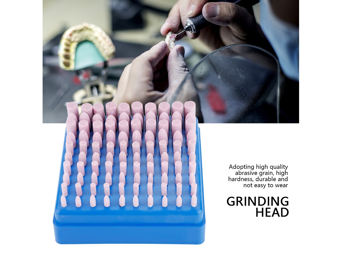 Conjunto De Cabeças De Moagem Laxiscreed Em Cerâmica, Cilindro E Projétil Com Eixo De 3mm Para Bricolagem