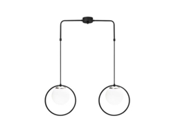 Modelo 10 Candeeiro De Teto Pendente Com 2 Luzes Cristalrecord