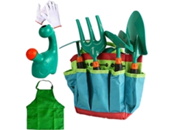Pá E Enxada Cavar (5, Ferramentas De Jardinagem Para Crianças- Conjunto 9 Peças Com Ancinho, 1 Polegadas)