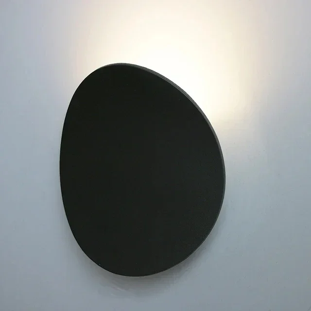 Luminária De Parede, Em Alumínio, 7 W, Cor Preta, Para Quarto, Corredor, Sala De Estar E Ambientes Internos