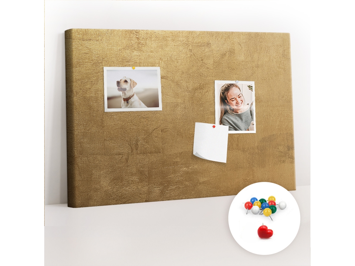 Quadro De Cortiça Tela Decorativa Para O Escritório Espelharte (60x40 Cm)