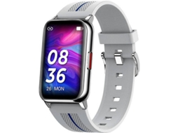 Pulseira À Prova Dágua Smart Touch Control Smartwatch Multi Detecção Frequência Cardíaca Suporte para Sono Bestvite (cinza)