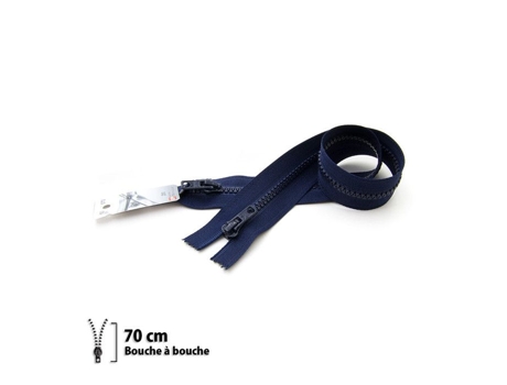Zíper Z60 Moldado Boca A Boca 6mm 70 Cm Eclair Prym