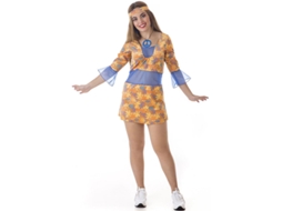 Fato de Mulher CREACIONES LLOPIS Vestido Flor Hippie (Tam.: S)