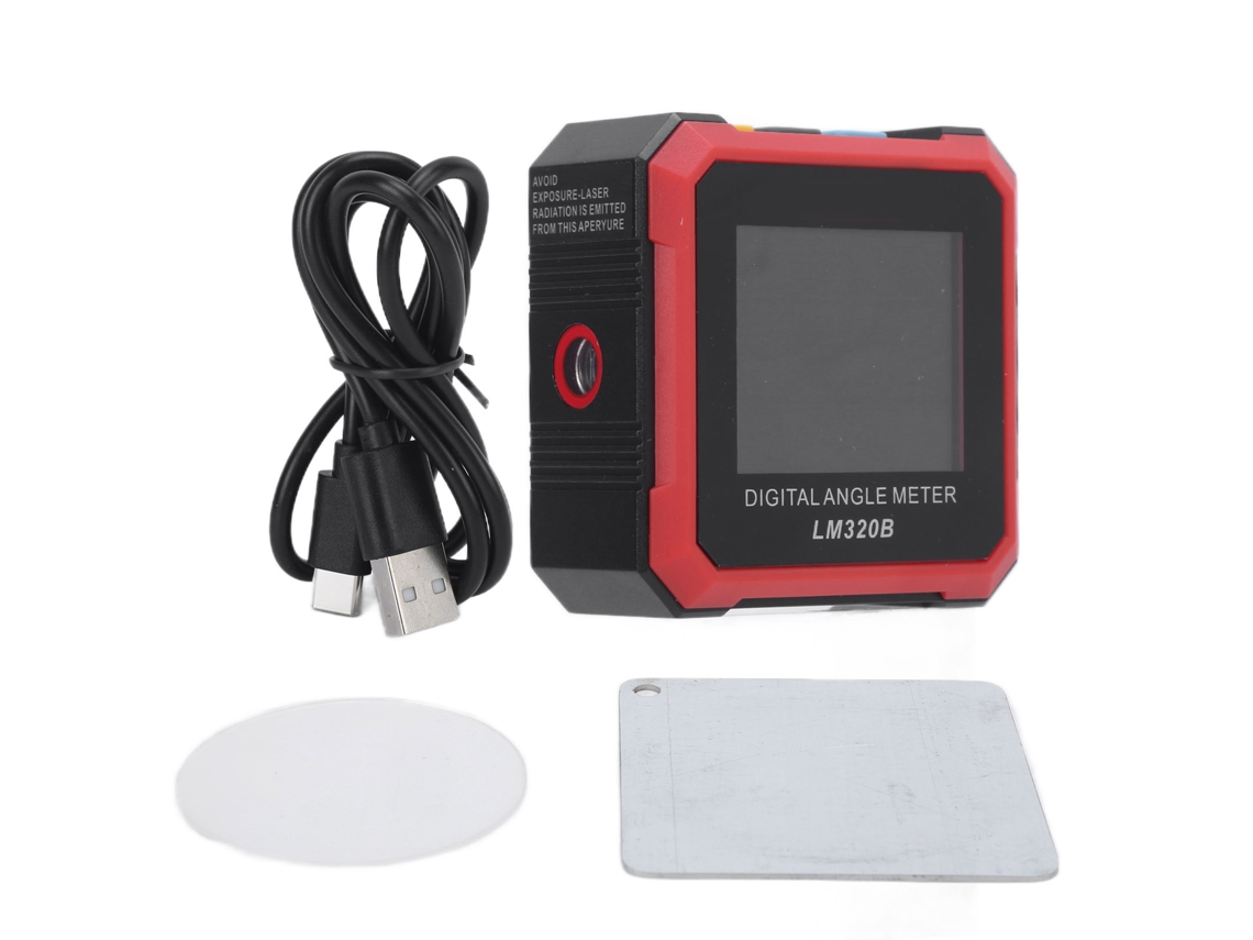 Inclinómetro Digital Laser Lm320b Nivel Electrónico Regla Ángulo Detecto