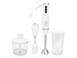 Liquidificador de mão 750w multifuncional 3 marchas processador de alimentos branco | S/MARCA