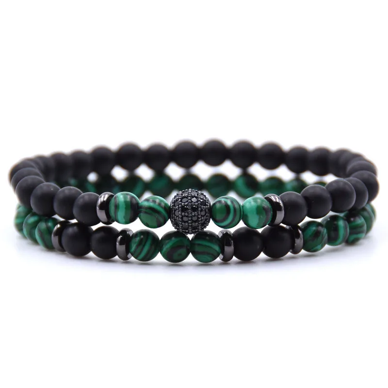Pulseira Elegante Com Contas De Pedra Amazônica Fosca, Feita À Mão.