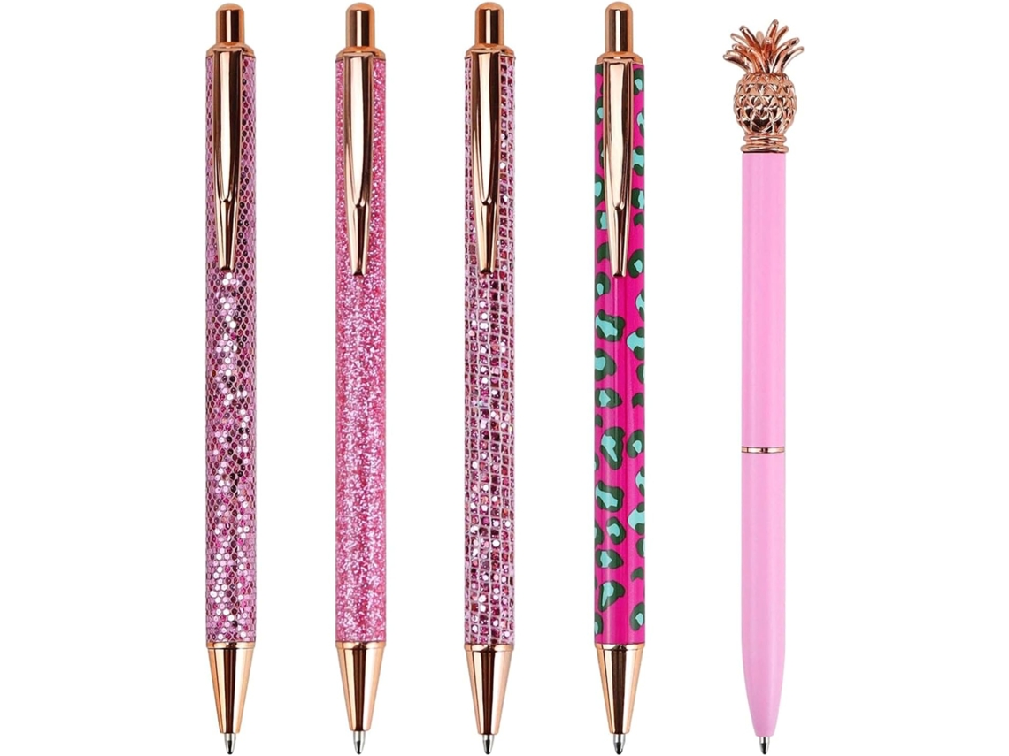 Caneta Esferográfica, Glitter De Cristal Metálico, Rollerball Fofa,