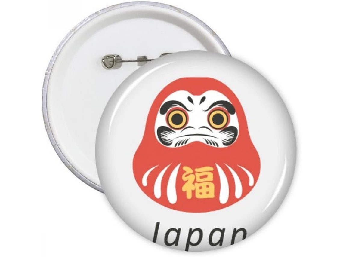 Diythinker Broches Tradicionais Especiais Redondos Japoneses para Caixa de Dinheiro, Botões Decorativos Roupas
