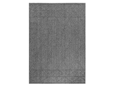 Patara Lezon Tapete Exterior Pelo Curto Retangular 240x340cm Cinzento