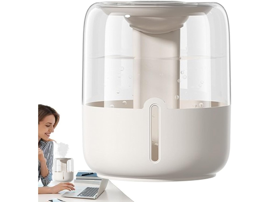 Umidificador De Ambiente Grande Capacidade 6,8 Litros Com Luz