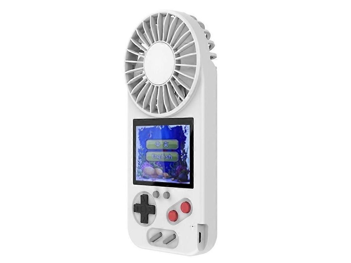 Console de Jogos Portátil 2 em 1 com Mini Ventilador Pessoal GOKOCO