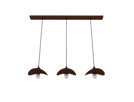 LUMICOM | Piuma Candeeiros de Suspensão Lineal 3 Luces Monocromático Opaco