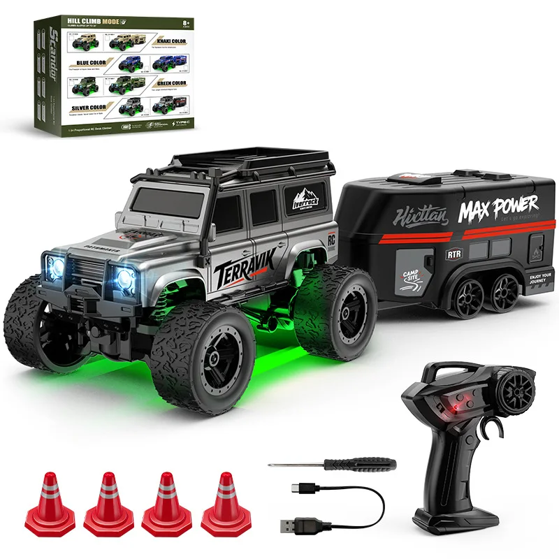 (cinza) Mini Veículo Off-road Com Controle Remoto, Brinquedo Infantil, Presente De Aniversário