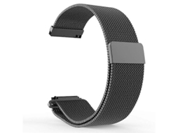 Pulseira De Substituição Milanesa De Aço Inoxidável De 22 Mm Para Huawei Watch Gt2 Pro / Amazfit Gtr 2 (prateada)