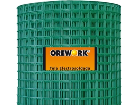 Malha soldada verde 51×51 mm 100 cm Ø 3,0 mm 25 m Minério