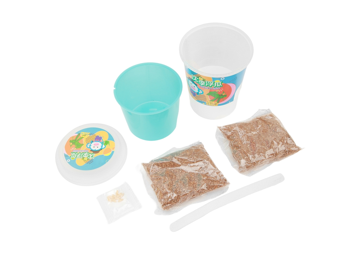 Mali kit de Plantio Diy para Crianças com Vaso, Sementes e Solo para Plantar Pepino Brinquedo Educativo