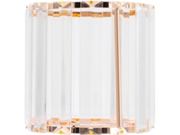 Lâmpada De Vidro E27 Moderna, Iluminação Suave, 12 Cm De Altura, Cor Dourada, Compatível Com Luminárias.