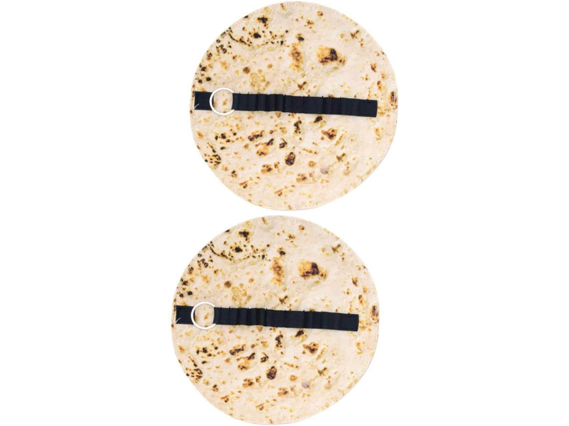 Estojo De Lápis Enrolável Nuobesty, 2 Peças, Estampa De Lona Lisa, Porta-lápis Em Formato De Tortilla, Para Enrolar.