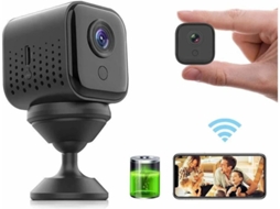 Mini Spy Camera Wifi 1080p Hd Portátil Sem Fio Bateria 300 Minutos Visão Noturna Detecção Movimento Visão Remota Yizhood