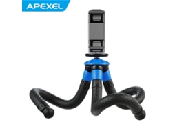 2026 apexel Apl jj07 Trípode Pulpo Flexible Desmontável, Compatível com Iphone, Gopro e Câmeras Dslr, Carga Máxima 3kg